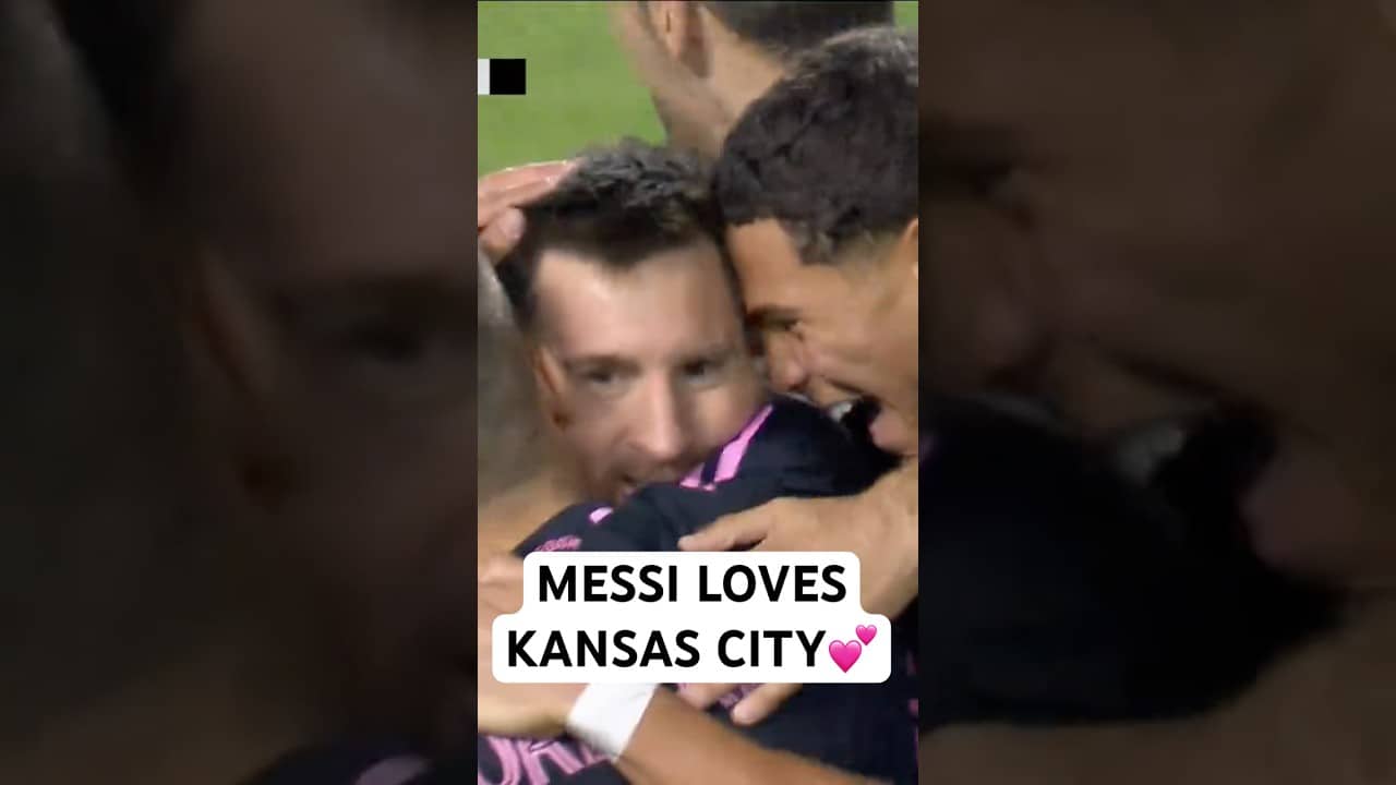 Messi always scores bangers in Kansas City!⚽️🎉
