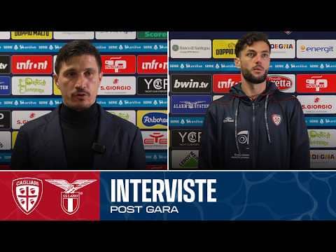 Post Gara | Pisacane e Dossena dopo Cagliari-Lazio | Serie A Enilive