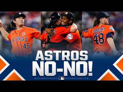 ALL 27 OUTS: Three Astros pitchers combine for the 1ST NO-HITTER of 2026! 😮‍💨💪 | MLB Highlights