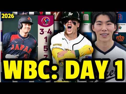 Shohei Ohtani Hit a GRAND SLAM For Japan.. AND Cycle!? Australia, Korea (Day 1 WBC Highlights)