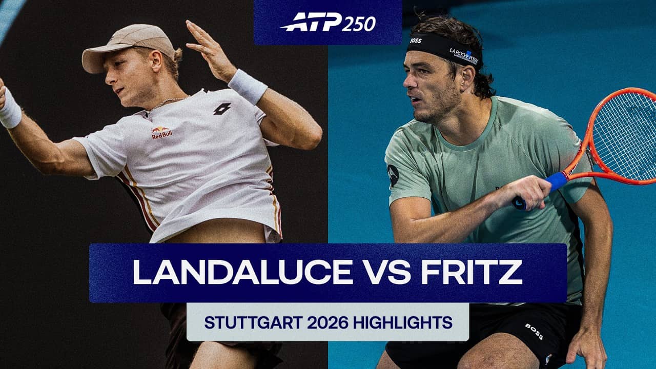 Martin Landaluce vs. Taylor Fritz Highlights | Stuttgart 2026 Round 2