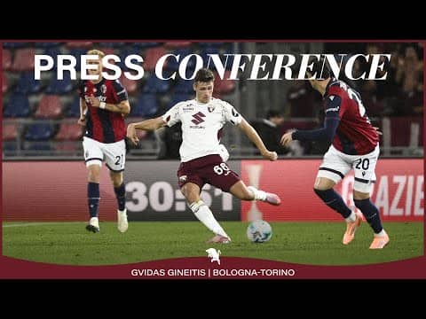 BOLOGNA-TORINO | PRESS CONFERENCE GVIDAS GINEITIS🎙️