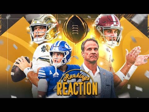 🚨 CFP RANKINGS REACTION🚨: Teams on the Brink: Alabama, BYU, Miami, or Notre Dame most deserving?