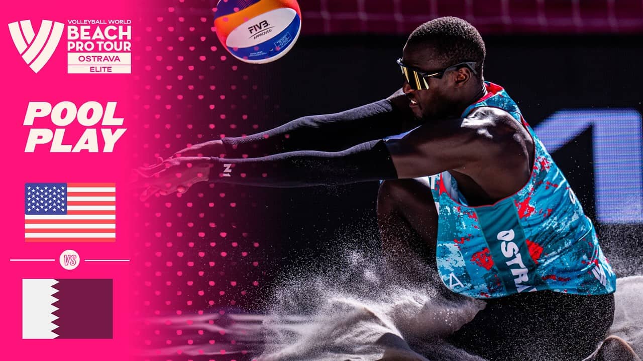 Crabb/Benesh vs. Cherif/Ahmed - Pool Play Highlights | Ostrava 2026 #BeachProTour