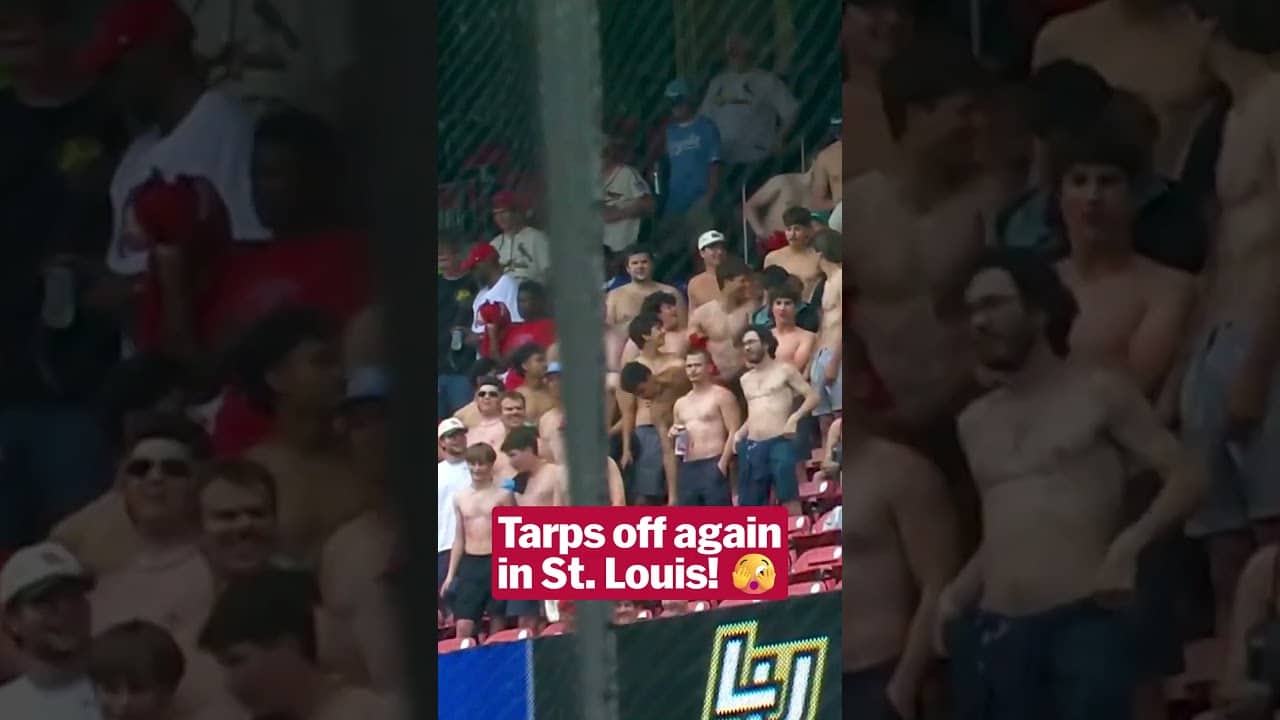 The tarps are off again in St. Louis 🫣
