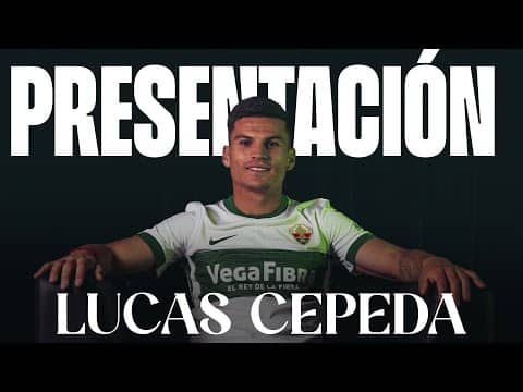 Presentación oficial de Lucas Cepeda como nuevo jugador del Elche CF