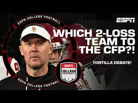 Which 2-loss teams are MOST LIKLEY TO make the CFP? 🤔 @drpepper | Countdown to GameDay