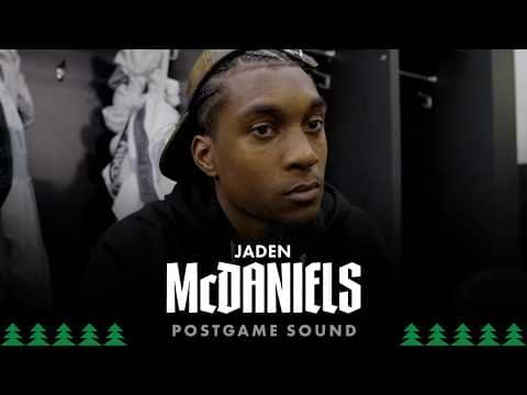 "I'm Trusting In The Work I Put In." | Jaden McDaniels Postgame Sound | 2.24.26