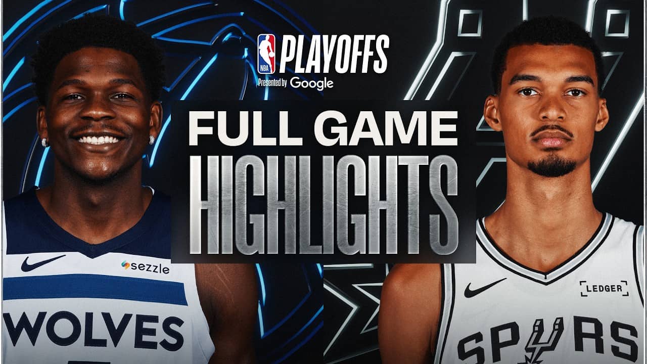 #6 TIMBERWOLVES at #2 SPURS | FULL GAME 1 HIGHLIGHTS | May 4, 2026