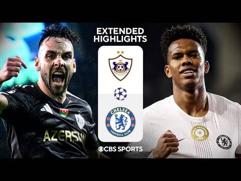 Qarabağ FK vs. Chelsea: Extended Highlights | UCL League Phase MD 4 | CBS Sports Golazo