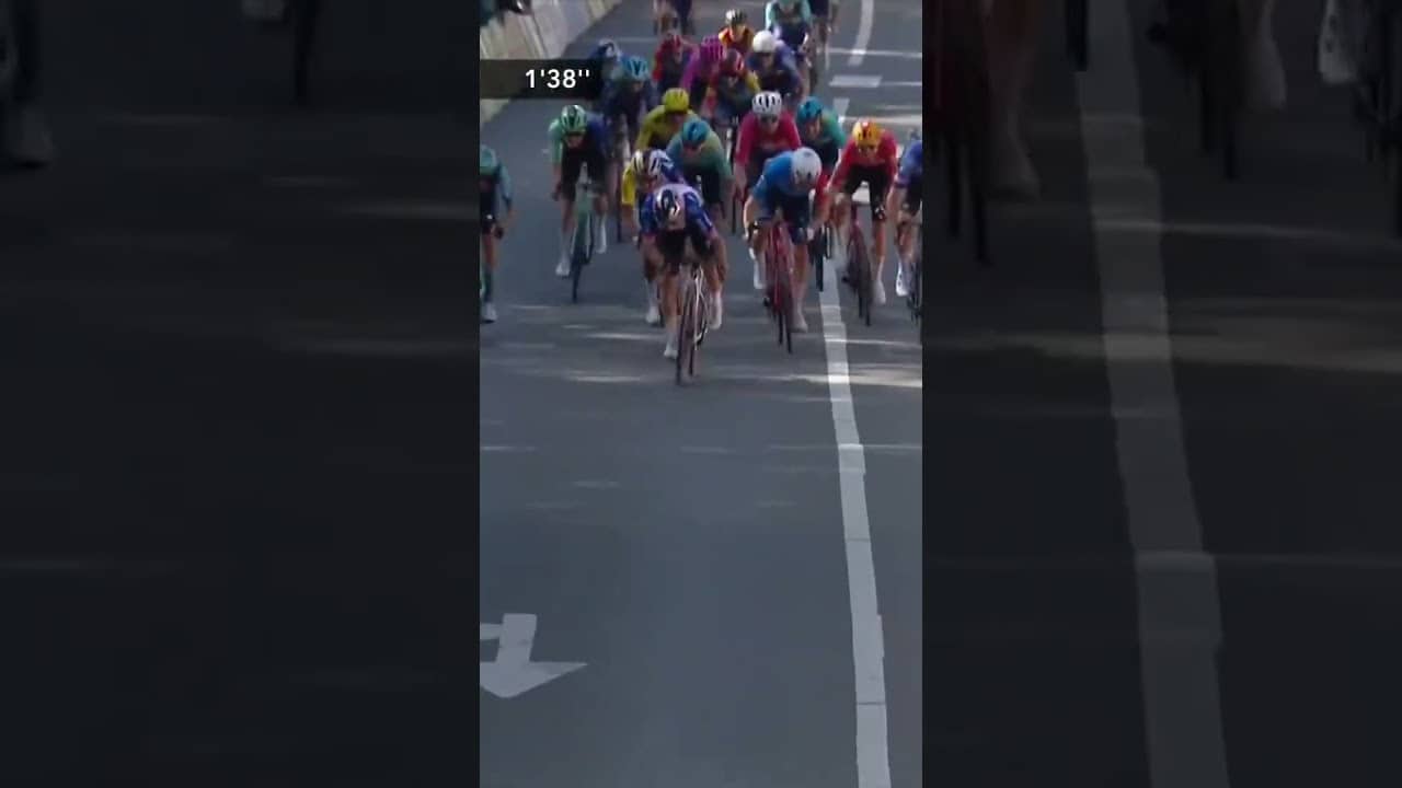 Remco Evenepoel rounds out his Ardennes campaign with an impressive sprint to clinch third in Liege.
