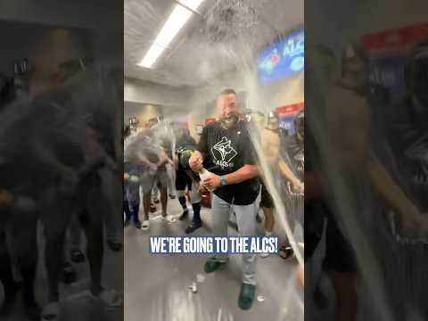 START SPREADING THE NEWS: John Schneider’s ALDS win speech! #Postseason #MLB #Toronto #ALCS #ALDS