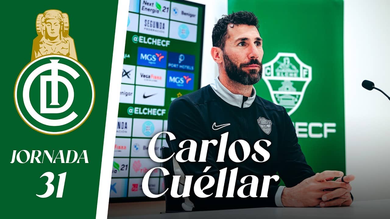 RUEDA DE PRENSA | Carlos Cuéllar habla sobre el Tenerife B - Elche Ilicitano | Jornada 31