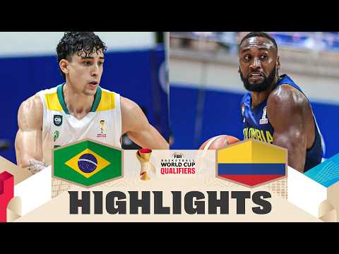 Brazil 🇧🇷 v Colombia 🇨🇴 | Highlights | FIBA Basketball World Cup 2027 Americas Qualifiers