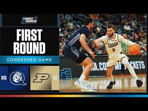 Purdue vs. Queens (NC) - First round NCAA tournament extended highlights