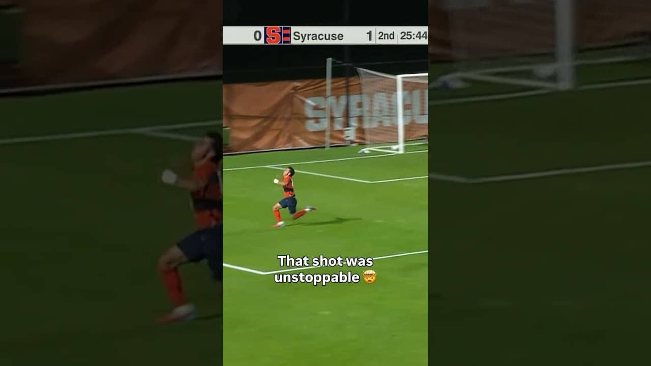 Oh my 😱 #syracuse #accsoccer #collegesoccer