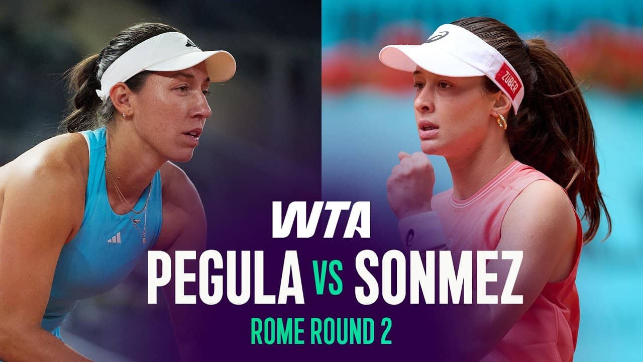 Jessica Pegula vs. Zeynep Sonmez | 2026 Rome Round 2 | WTA Match Highlights