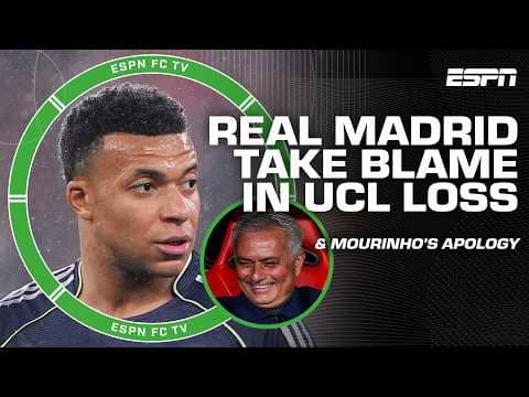 Jose Mourinho APOLOGIZES + Real Madrid players take accountability for LACKING EFFORT 😬 | ESPN FC