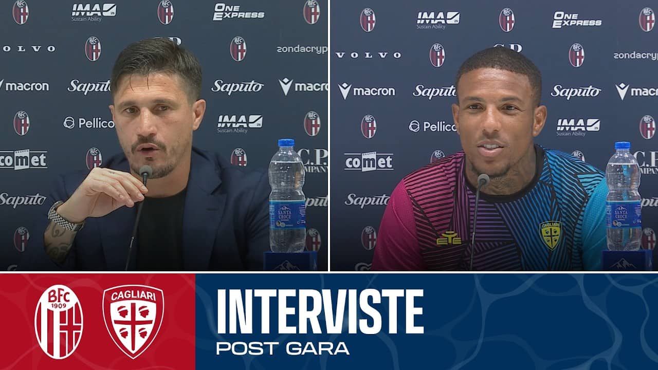 Post Gara | Pisacane e Folorunsho dopo Bologna-Cagliari | Serie A Enilive