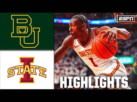 Baylor Bears vs. Iowa State Cyclones | Full Game Highlights | ESPN College Basketball