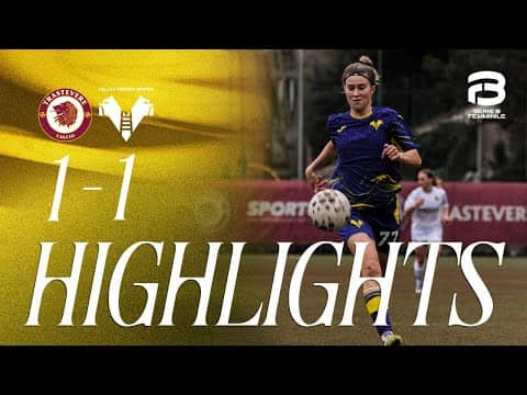 Highlights Serie B Femminile 2025/26 | Trastevere-Hellas Verona Women 1-1