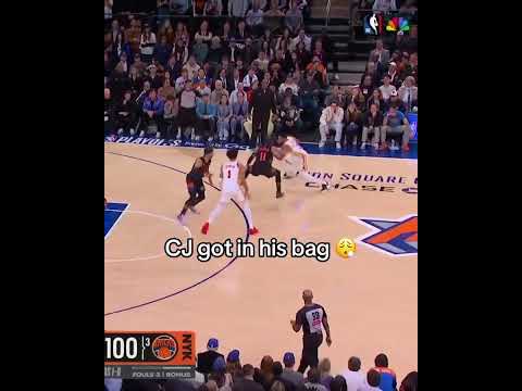 CJ was feeling it in Game 2 🔥