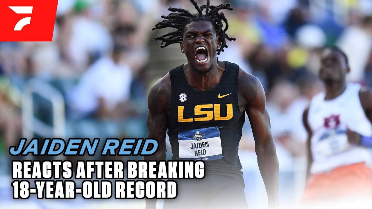 Jaiden Reid SMASHES 200m COLLEGIATE RECORD, Runs 19.63 (+1.5) for 2026 NCAA Title