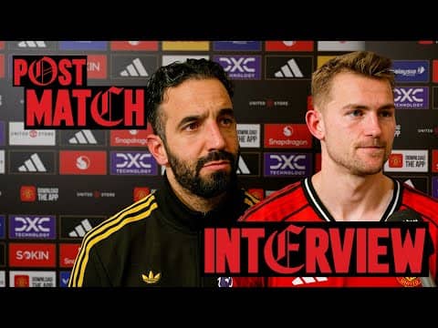 Ruben Amorim & Matthijs De Ligt React To Everton Defeat