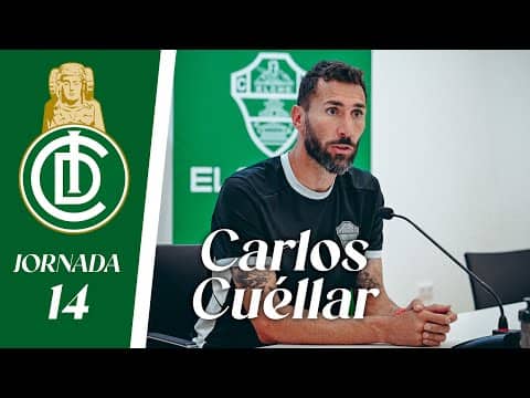 RUEDA DE PRENSA | Carlos Cuéllar habla sobre el Getafe B - Elche Ilicitano | Jornada 14