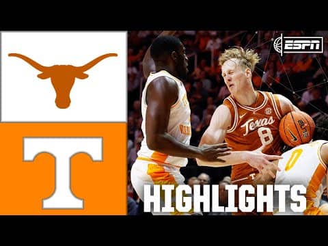Texas Longhorns vs. Tennessee Volunteers | Full Game Highlights | ESPN College Basketball