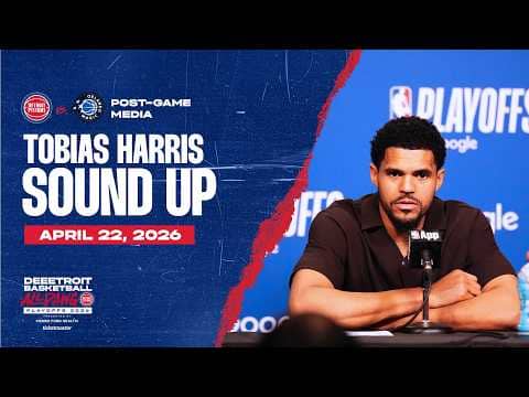 Post-Game Press Conference: Tobias Harris | Pistons vs. Magic | 04.22.26