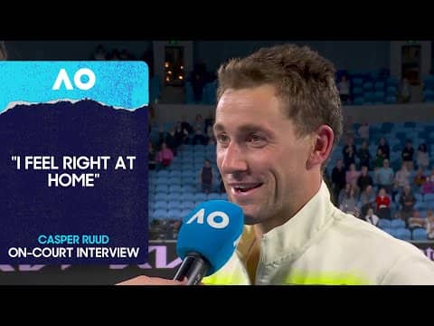 Casper Ruud On-Court Interview | Australian Open 2026 Second Round