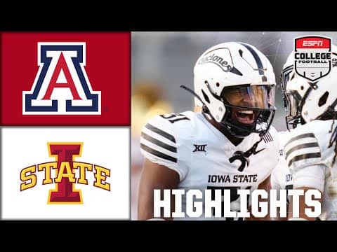 Arizona Wildcats vs. Iowa State Cyclones | Full Game Highlights | ESPN College Football