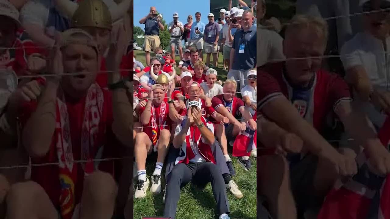 Norway SHOWED OUT for Viktor Hovland! 🇳🇴