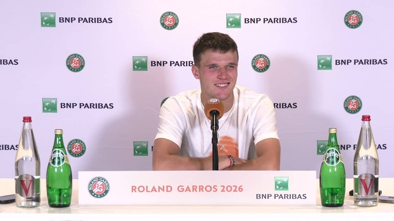 Roland-Garros 2026 - Jakub Mensik : "Honestly, I don't know how I managed to win..."