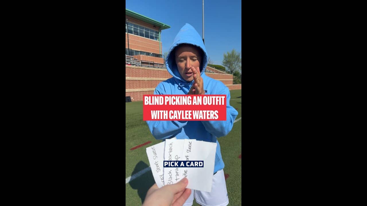 Caylee Waters Let Cards Pick Her Outfit