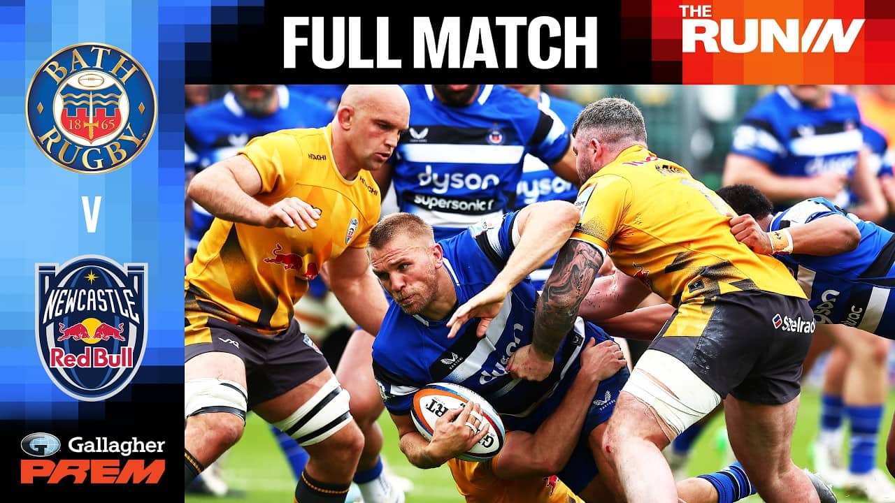 FULL MATCH: Bath Rugby v Newcastle Red Bulls | Gallagher PREM 25/26 | Round 16