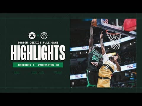 Boston Celtics get the big win over the Washington Wizards 146-101 | Extended Highlights