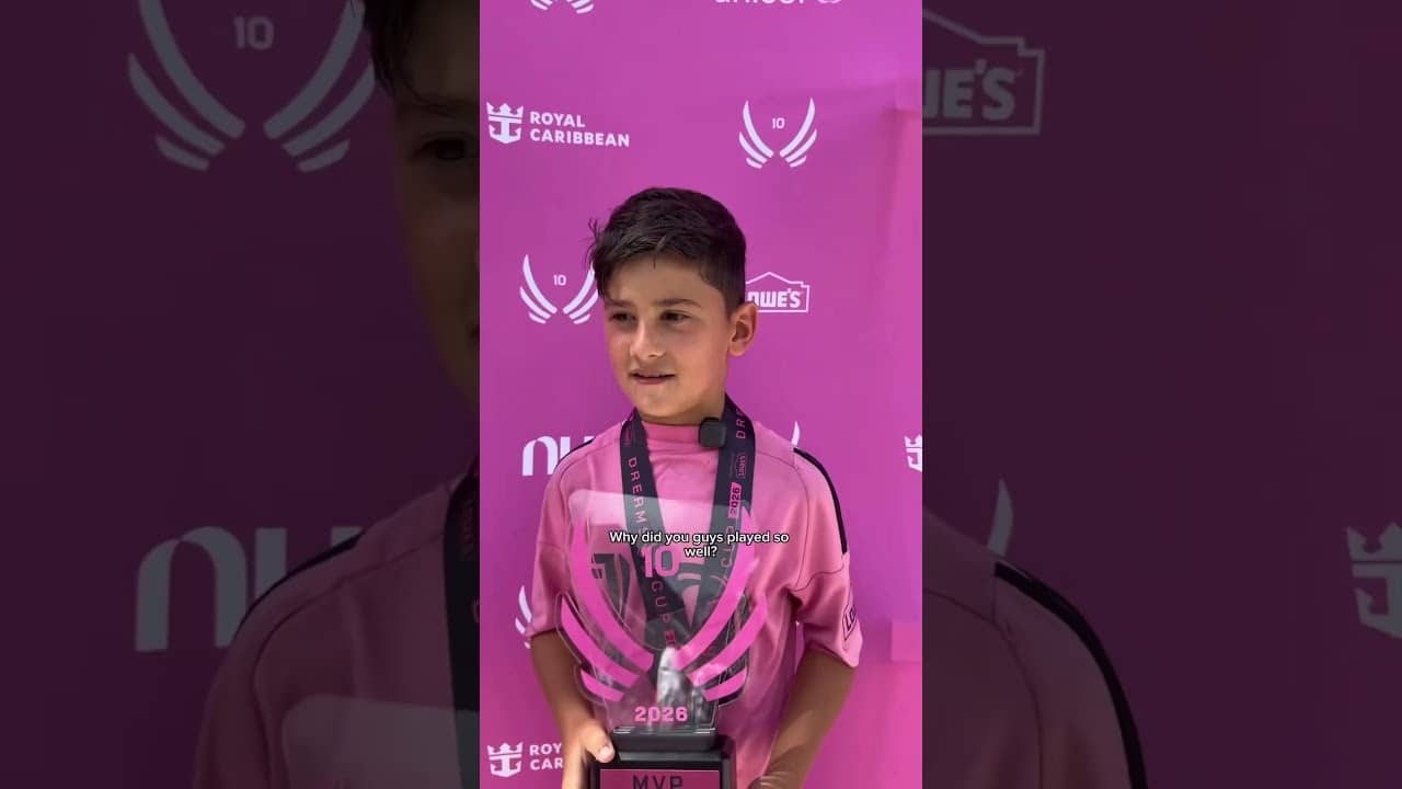 Ciro Messi media trained just like his dad 😂 (via @InterMiamiCF/TT)