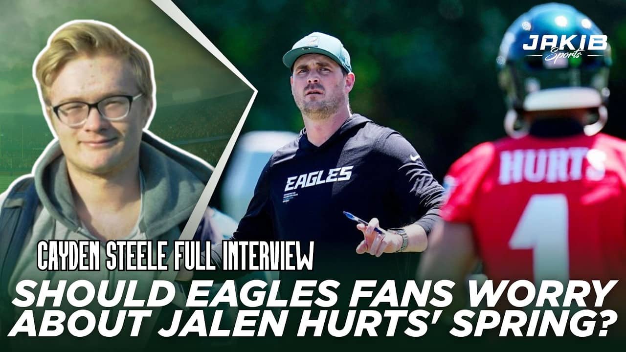 Cayden Steele BREAKS Down Eagles 2 Day Minicamp, The Offense's Poor Showing & Defensive Potential