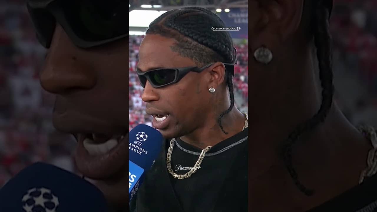 Travis Scott 🤝 PSG 🤝 Jordan Brand #UCLToday #UCLFinal #PSGvsArsenal