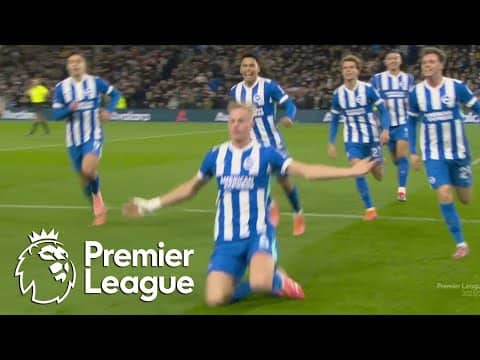 Jan Paul van Hecke puts Brighton ahead of Aston Villa | Premier League | NBC Sports