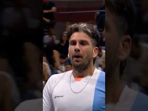 Drop volley on Djokovic! 😮‍💨