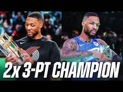 When Damian Lillard Won Back-to-Back 3-Point Contests