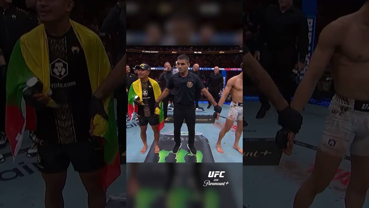 First title defense in the books for Van 🤝 #ufc328