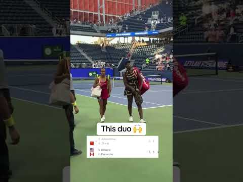 US Open women’s doubles quarterfinals 🔜