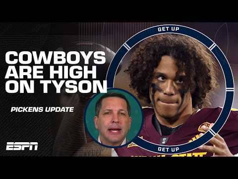 The Cowboys are NOWHERE with George Pickens - Adam Schefter 😬 Is Jordyn Tyson the answer? | Get Up