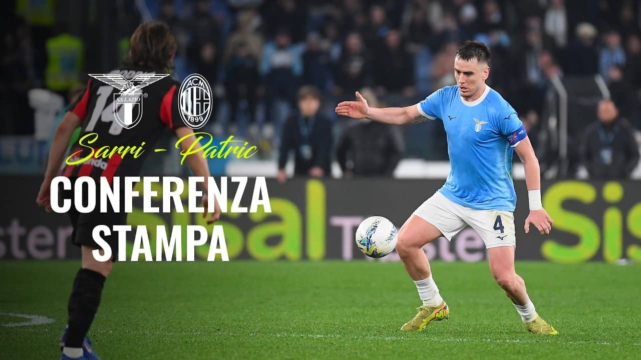 🎙️ LA CONFERENZA STAMPA DI SARRI E PATRIC DOPO LAZIO-MILAN