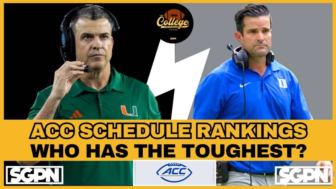 ACC & Notre Dame SCHEDULE RANKINGS 2026 | The College Football Experience