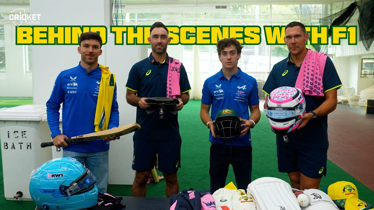 MCG rooftop challenge 🏟️ Formula 1 drivers test their skills with Maxwell & Boland